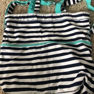 NWOT Thirty One Retro Metro Fold Over Bag